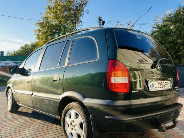 Зеленый Опель Зафира, объемом двигателя 2 л и пробегом 367 тыс. км за 3650 $, фото 4 на Automoto.ua