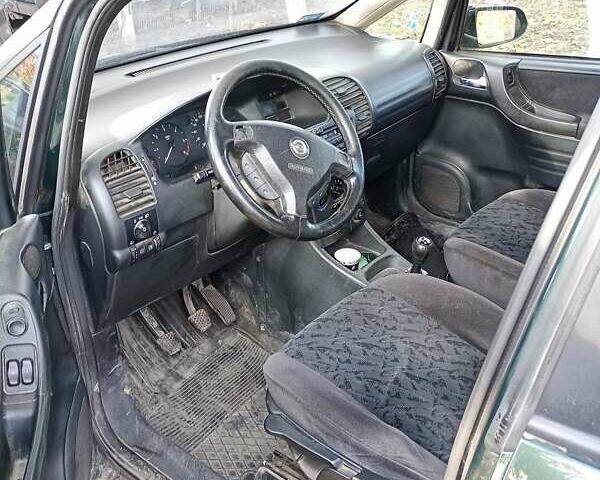 Зеленый Опель Зафира, объемом двигателя 2 л и пробегом 352 тыс. км за 1400 $, фото 2 на Automoto.ua
