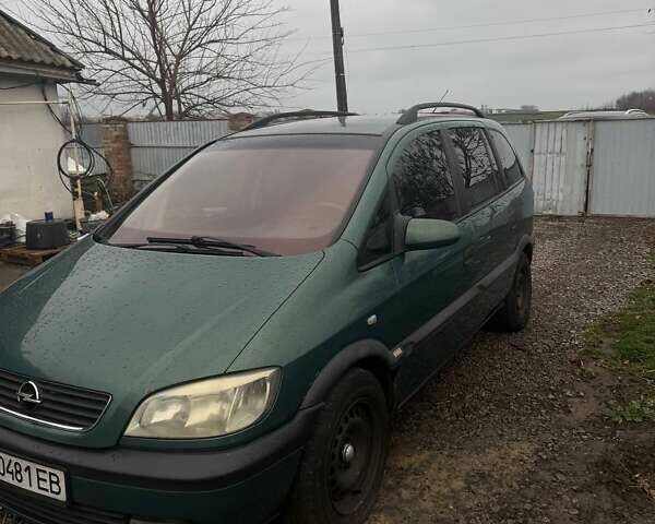 Зеленый Опель Зафира, объемом двигателя 2 л и пробегом 250 тыс. км за 2400 $, фото 4 на Automoto.ua