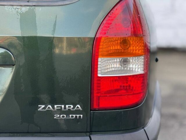 Зеленый Опель Зафира, объемом двигателя 2 л и пробегом 345 тыс. км за 3500 $, фото 7 на Automoto.ua