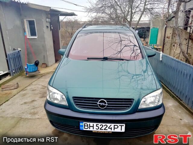 Зелений Опель Зафіра, об'ємом двигуна 1.6 л та пробігом 390 тис. км за 3500 $, фото 1 на Automoto.ua