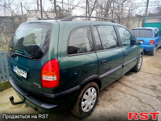 Зелений Опель Зафіра, об'ємом двигуна 1.6 л та пробігом 390 тис. км за 3500 $, фото 4 на Automoto.ua