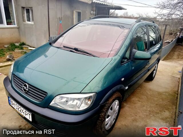 Зелений Опель Зафіра, об'ємом двигуна 1.6 л та пробігом 390 тис. км за 3500 $, фото 3 на Automoto.ua