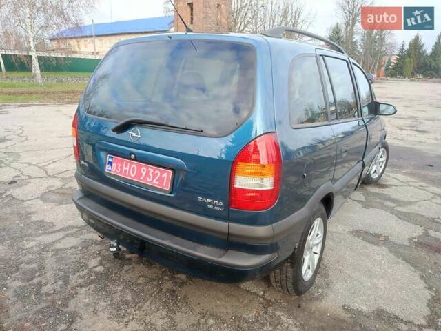 Зеленый Опель Зафира, объемом двигателя 1.8 л и пробегом 207 тыс. км за 5400 $, фото 6 на Automoto.ua