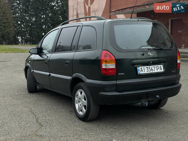 Зеленый Опель Зафира, объемом двигателя 2 л и пробегом 380 тыс. км за 2750 $, фото 2 на Automoto.ua