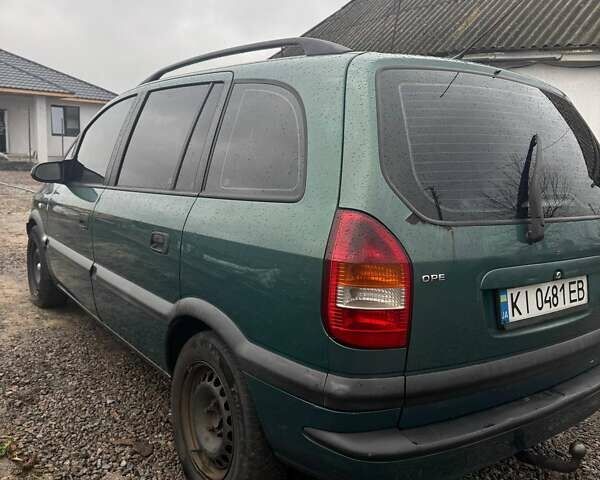 Зеленый Опель Зафира, объемом двигателя 2 л и пробегом 250 тыс. км за 2400 $, фото 5 на Automoto.ua