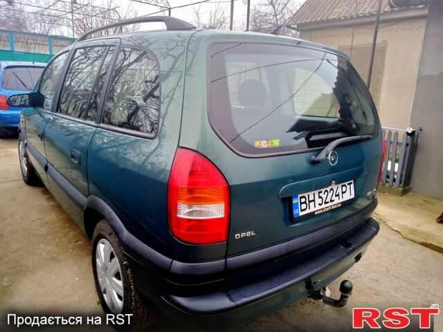Зелений Опель Зафіра, об'ємом двигуна 1.6 л та пробігом 390 тис. км за 3500 $, фото 7 на Automoto.ua