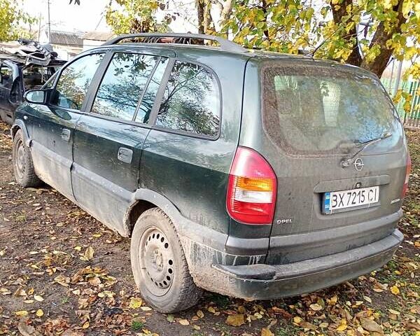 Зеленый Опель Зафира, объемом двигателя 2 л и пробегом 352 тыс. км за 1400 $, фото 3 на Automoto.ua
