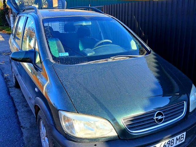 Зеленый Опель Зафира, объемом двигателя 1.6 л и пробегом 200 тыс. км за 3000 $, фото 8 на Automoto.ua