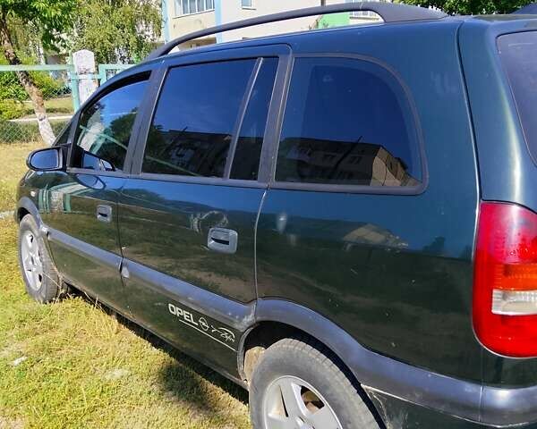 Зеленый Опель Зафира, объемом двигателя 2 л и пробегом 370 тыс. км за 2700 $, фото 3 на Automoto.ua