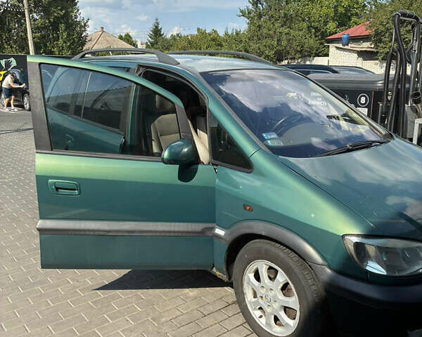 Зеленый Опель Зафира, объемом двигателя 2 л и пробегом 254 тыс. км за 3800 $, фото 14 на Automoto.ua