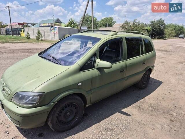 Зеленый Опель Зафира, объемом двигателя 2.2 л и пробегом 400 тыс. км за 2500 $, фото 4 на Automoto.ua