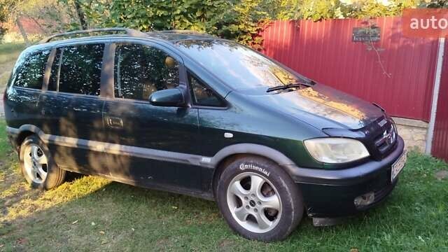 Зеленый Опель Зафира, объемом двигателя 1.6 л и пробегом 193 тыс. км за 5200 $, фото 3 на Automoto.ua