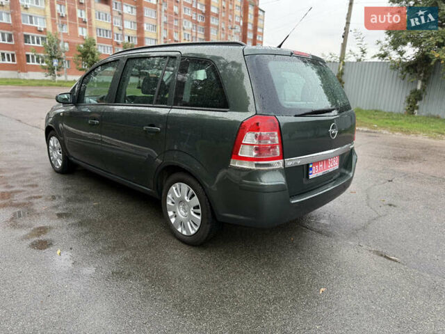 Зелений Опель Зафіра, об'ємом двигуна 1.6 л та пробігом 222 тис. км за 7000 $, фото 4 на Automoto.ua