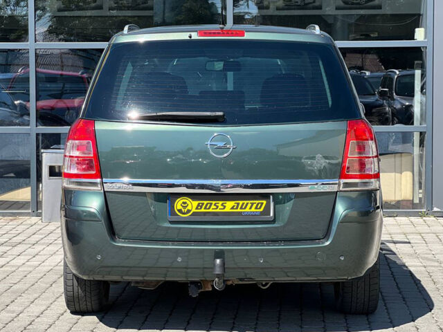 Зеленый Опель Зафира, объемом двигателя 1.7 л и пробегом 202 тыс. км за 6200 $, фото 4 на Automoto.ua