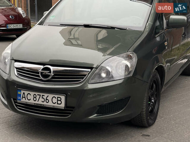Зеленый Опель Зафира, объемом двигателя 1.7 л и пробегом 200 тыс. км за 5700 $, фото 10 на Automoto.ua