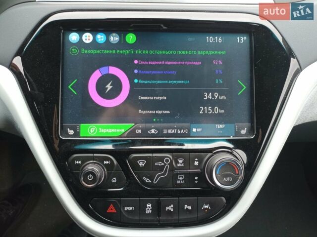 Сірий Опель Ampera-e, об'ємом двигуна 0 л та пробігом 180 тис. км за 14600 $, фото 49 на Automoto.ua