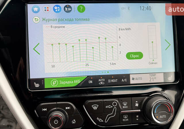 Сірий Опель Ampera-e, об'ємом двигуна 0 л та пробігом 85 тис. км за 16550 $, фото 40 на Automoto.ua