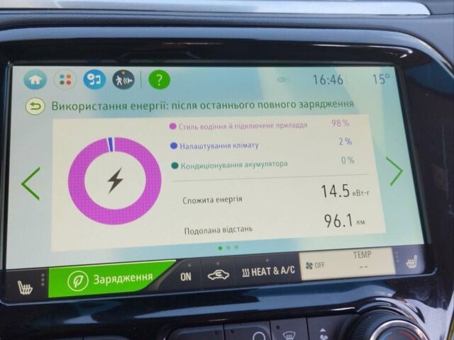 Сірий Опель Ampera-e, об'ємом двигуна 0 л та пробігом 126 тис. км за 16850 $, фото 11 на Automoto.ua