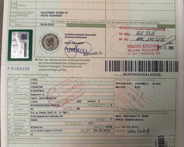 Сірий Опель Ampera-e, об'ємом двигуна 0 л та пробігом 37 тис. км за 17499 $, фото 97 на Automoto.ua