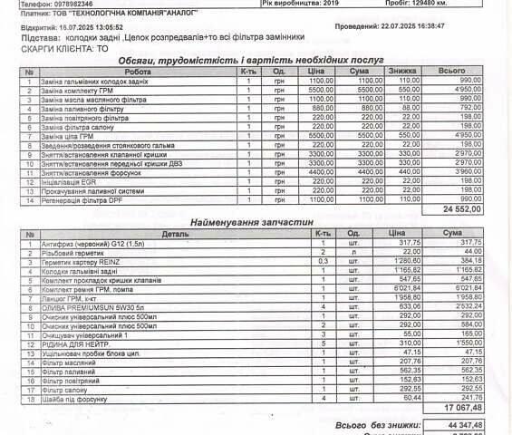Синий Опель Grandland X, объемом двигателя 1.5 л и пробегом 131 тыс. км за 18300 $, фото 27 на Automoto.ua