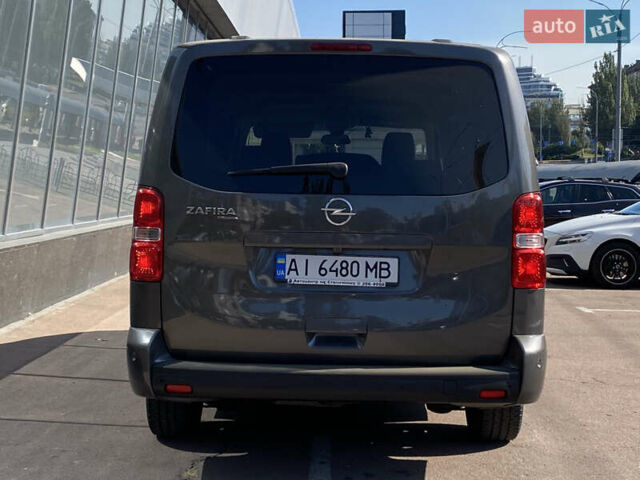 Серый Опель Zafira Life, объемом двигателя 2 л и пробегом 80 тыс. км за 34900 $, фото 5 на Automoto.ua
