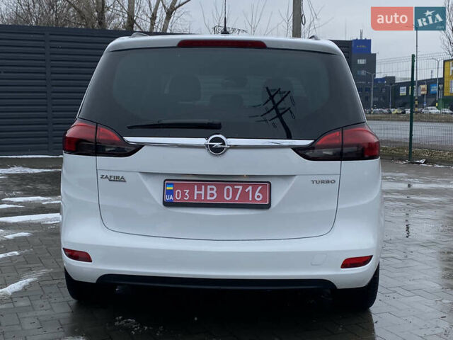 Белый Опель Zafira Tourer, объемом двигателя 1.4 л и пробегом 209 тыс. км за 9100 $, фото 12 на Automoto.ua