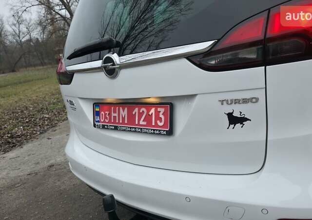 Білий Опель Zafira Tourer, об'ємом двигуна 1.4 л та пробігом 215 тис. км за 8700 $, фото 31 на Automoto.ua