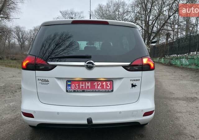 Білий Опель Zafira Tourer, об'ємом двигуна 1.4 л та пробігом 215 тис. км за 8700 $, фото 32 на Automoto.ua