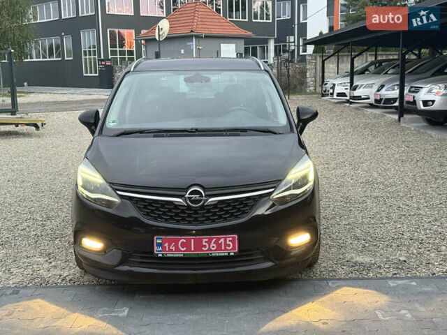 Черный Опель Zafira Tourer, объемом двигателя 1.6 л и пробегом 220 тыс. км за 12750 $, фото 2 на Automoto.ua