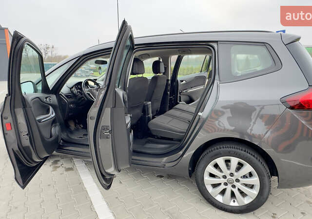 Коричневый Опель Zafira Tourer, объемом двигателя 1.6 л и пробегом 189 тыс. км за 9150 $, фото 28 на Automoto.ua