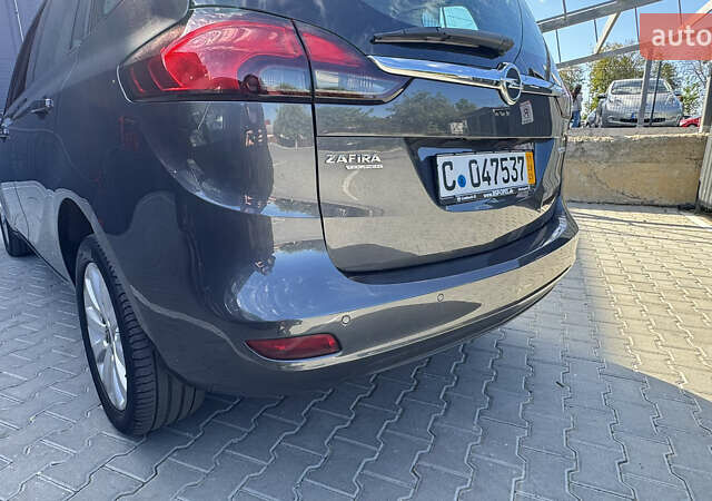 Коричневый Опель Zafira Tourer, объемом двигателя 1.6 л и пробегом 189 тыс. км за 9150 $, фото 47 на Automoto.ua