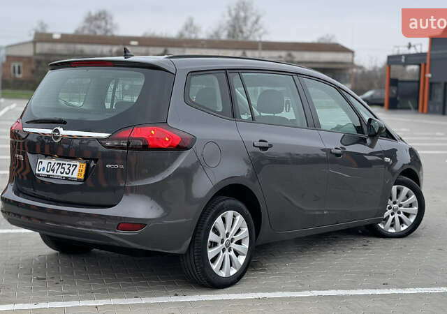 Коричневый Опель Zafira Tourer, объемом двигателя 1.6 л и пробегом 189 тыс. км за 9150 $, фото 10 на Automoto.ua