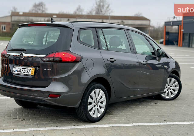 Коричневый Опель Zafira Tourer, объемом двигателя 1.6 л и пробегом 189 тыс. км за 9150 $, фото 9 на Automoto.ua