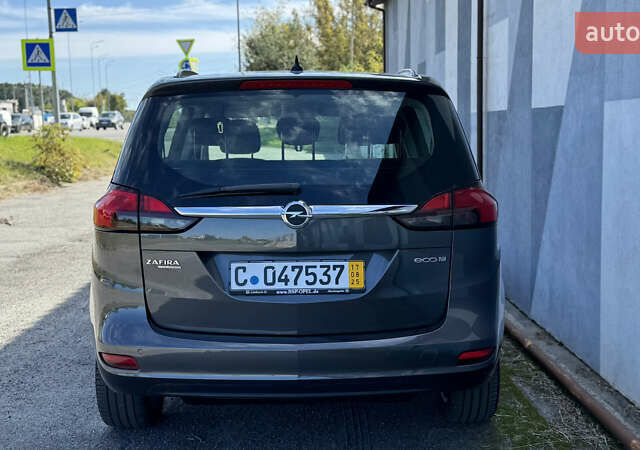 Коричневый Опель Zafira Tourer, объемом двигателя 1.6 л и пробегом 188 тыс. км за 9350 $, фото 25 на Automoto.ua