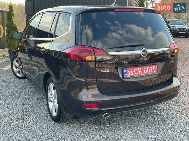 Коричневий Опель Zafira Tourer, об'ємом двигуна 2 л та пробігом 230 тис. км за 11550 $, фото 44 на Automoto.ua