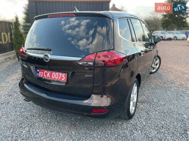 Коричневий Опель Zafira Tourer, об'ємом двигуна 2 л та пробігом 230 тис. км за 11550 $, фото 43 на Automoto.ua