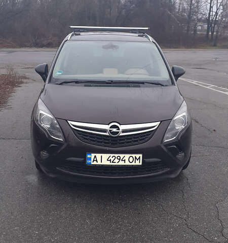 Коричневый Опель Zafira Tourer, объемом двигателя 1.4 л и пробегом 243 тыс. км за 10500 $, фото 8 на Automoto.ua