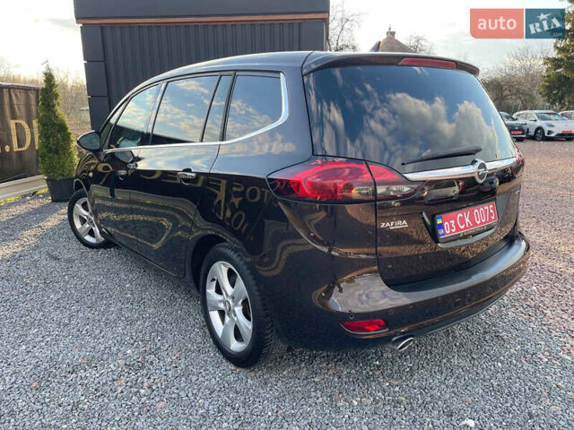 Коричневий Опель Zafira Tourer, об'ємом двигуна 2 л та пробігом 230 тис. км за 11550 $, фото 46 на Automoto.ua