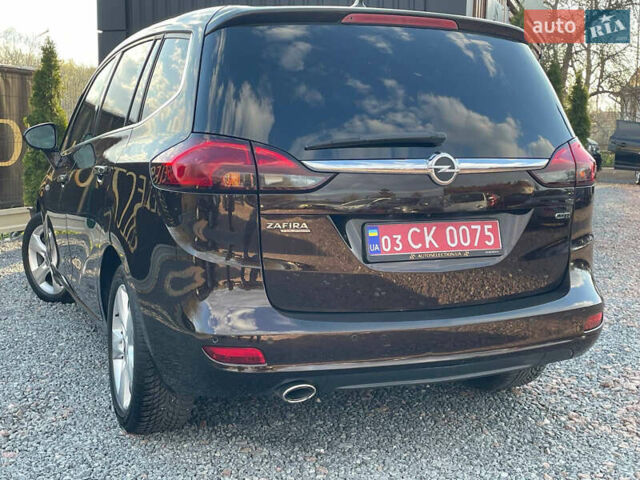 Коричневий Опель Zafira Tourer, об'ємом двигуна 2 л та пробігом 230 тис. км за 11550 $, фото 39 на Automoto.ua