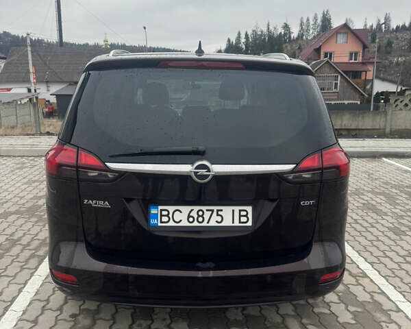 Коричневий Опель Zafira Tourer, об'ємом двигуна 1.96 л та пробігом 229 тис. км за 10399 $, фото 5 на Automoto.ua