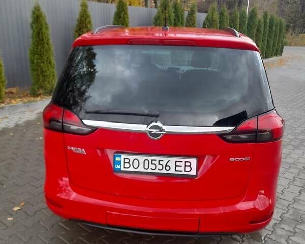 Червоний Опель Zafira Tourer, об'ємом двигуна 1.4 л та пробігом 359 тис. км за 8400 $, фото 3 на Automoto.ua
