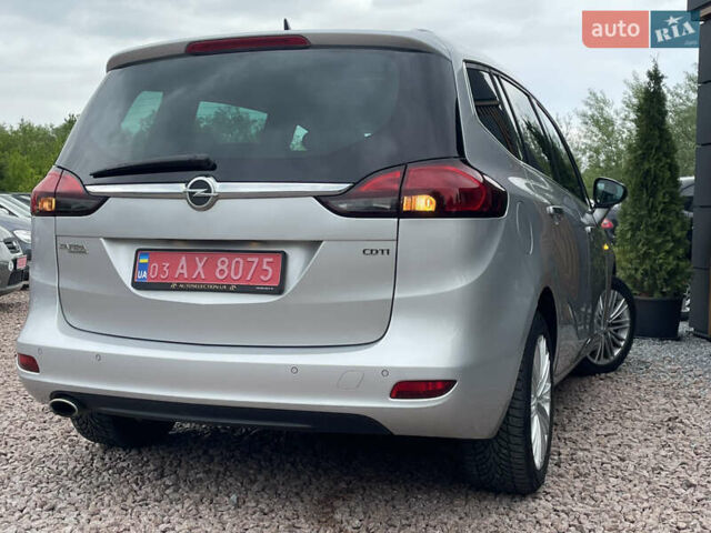 Серый Опель Zafira Tourer, объемом двигателя 2 л и пробегом 195 тыс. км за 11555 $, фото 20 на Automoto.ua