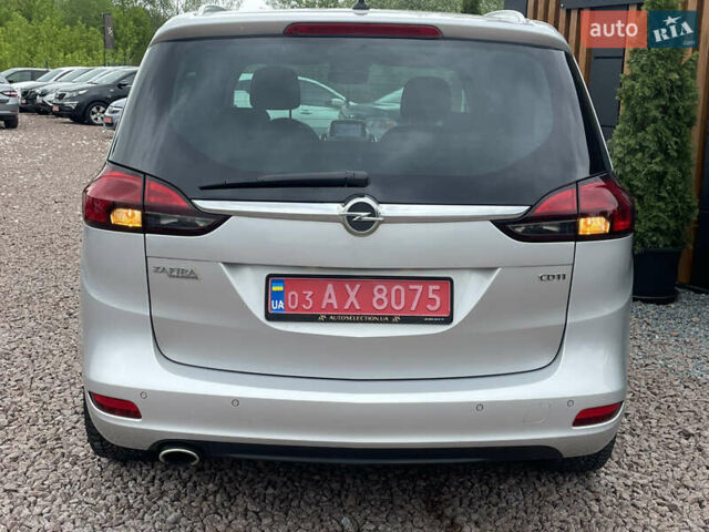 Серый Опель Zafira Tourer, объемом двигателя 2 л и пробегом 195 тыс. км за 11555 $, фото 21 на Automoto.ua