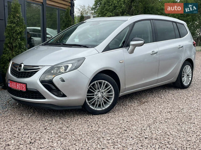 Серый Опель Zafira Tourer, объемом двигателя 2 л и пробегом 195 тыс. км за 11555 $, фото 7 на Automoto.ua