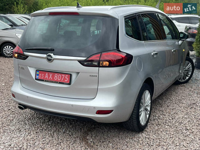 Серый Опель Zafira Tourer, объемом двигателя 2 л и пробегом 195 тыс. км за 11555 $, фото 19 на Automoto.ua