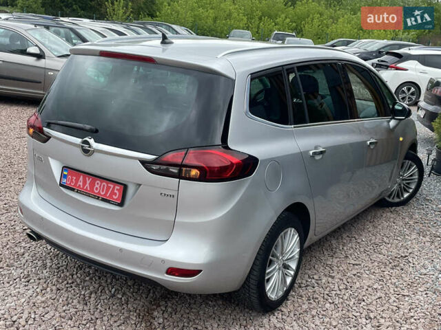 Серый Опель Zafira Tourer, объемом двигателя 2 л и пробегом 195 тыс. км за 11555 $, фото 17 на Automoto.ua