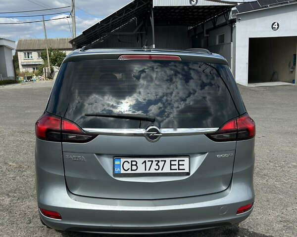 Сірий Опель Zafira Tourer, об'ємом двигуна 1.6 л та пробігом 238 тис. км за 8800 $, фото 11 на Automoto.ua