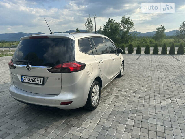 Сірий Опель Zafira Tourer, об'ємом двигуна 2 л та пробігом 320 тис. км за 9200 $, фото 9 на Automoto.ua