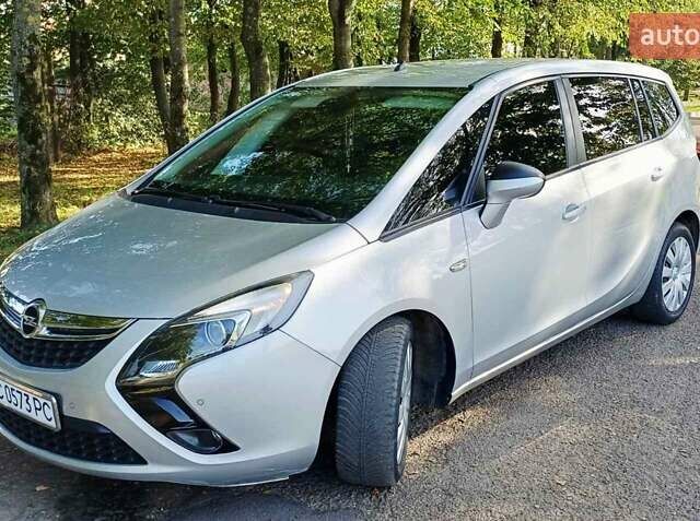Серый Опель Zafira Tourer, объемом двигателя 2 л и пробегом 201 тыс. км за 11100 $, фото 17 на Automoto.ua